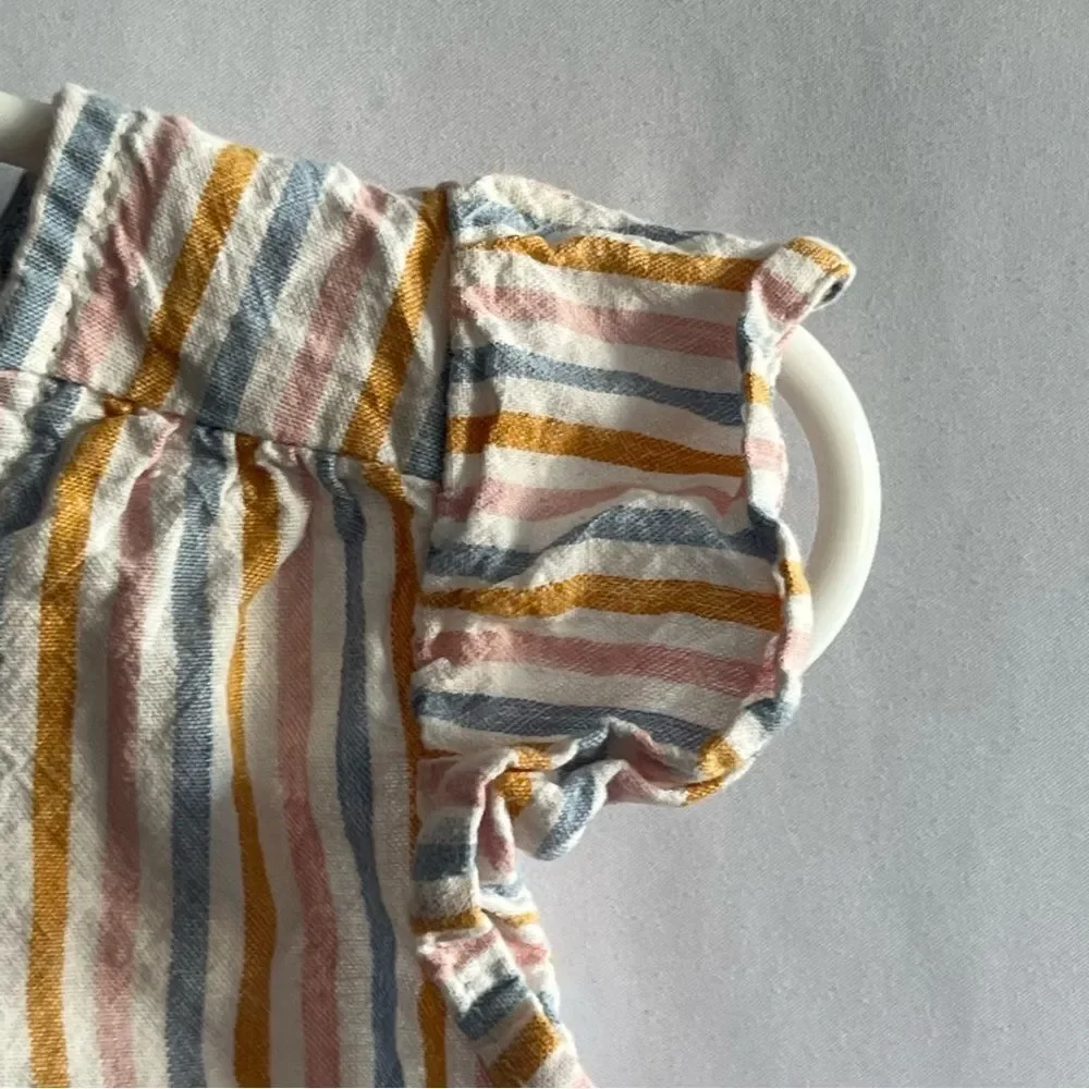 Oshkosh B'Gosh Striped Button Front Dress